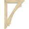 Ekena Millwork Imperial Slat Rough Sawn Bracket w/ Offset Brace, Douglas Fir, 6"W x 28"D x 40"H BKT0604X28X40IMP06RDF - alternate 3